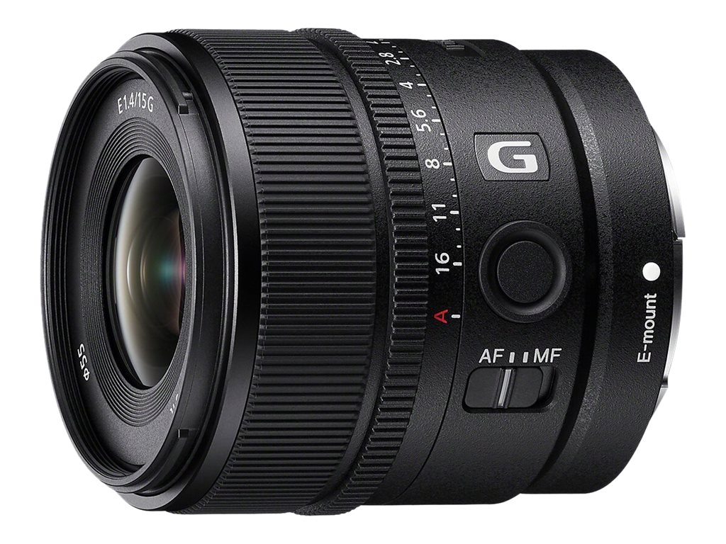 Sony E 15mm F1.4 G APS-C Wide-Angle Lens for Sony E-mount - SEL15F14G