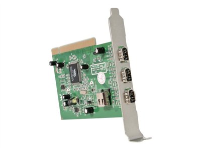 StarTech.com 4 Port PCI 1394a FireWire Adapter Card with Digital Video Editing Kit