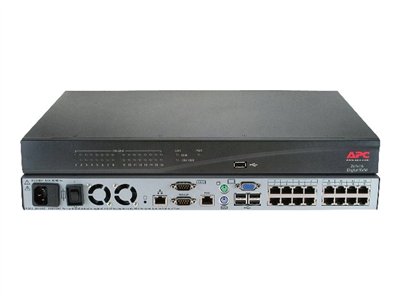 APC 2x1x16 Digital KVM with APC 17" Rack LCD