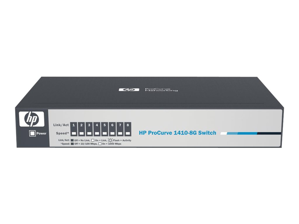 HP J9559A 1410-8G Switch - 8 Port Gigabit Desktop S... | Comms Express