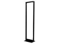 APC NetShelter 2 Post Open Frame Rack - Rack - noir - 45U - 19" - pour P/N: SU1000RM2U, SUA1000RM2U, SUA1000RM2U-TU, SUA1000RMI2U, SUA5000RMI5U - APC NetShelter 2 Post Open Frame Rack
