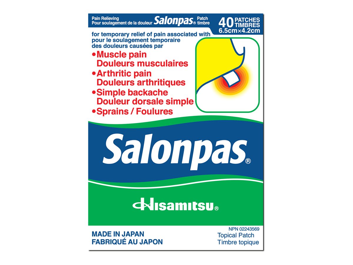 Salonpas Original Pain Relief Patch 40 pack