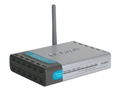 D-Link AirPlus G DI-524UP Wireless Router with USB Print Server