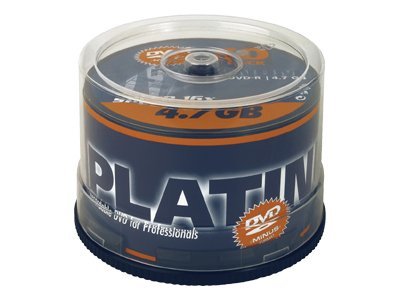 DVD-R  Platinum 4,7GB 50pcs Spin.     16x