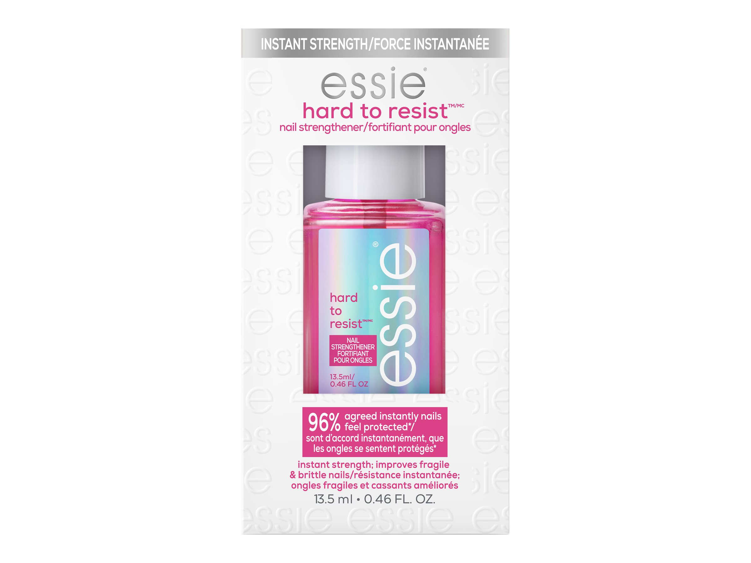Essie Nail Strengthener Treatment, Hard to Resist Hard Pink