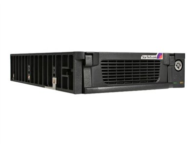 StarTech.com Black 3.5in IDE Hard Drive Mobile Rack for 5.25in Bay w/ fan