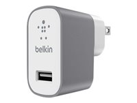 Belkin Metallic Home Charger - Adaptador de corriente - 2.4 A (USB)