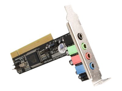 StarTech.com 4 Channel Low Profile PCI Sound Adapter Card AC97 3D Audio Effects