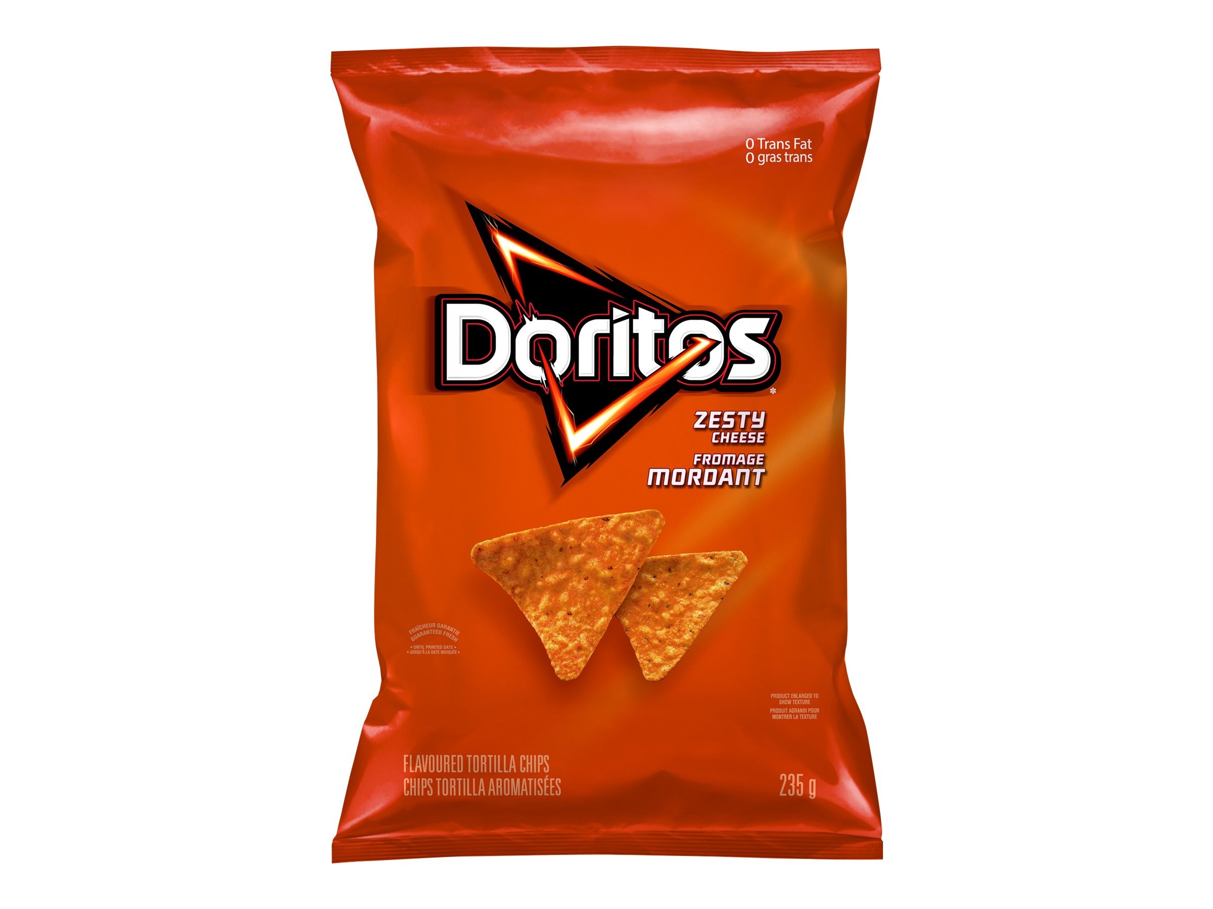 Doritos Tortilla Chips Zesty Cheese 235g