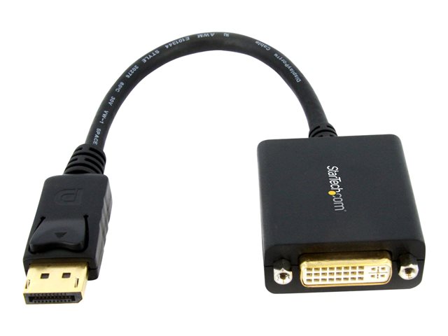 DP vers DVI M43S Câble adaptateur DisplayPort mâle vers DVI 24+1 mâle DisplayPort adaptateur plaqué or compatible avec moniteur d'ordinateur portable et PC 1,8 m 