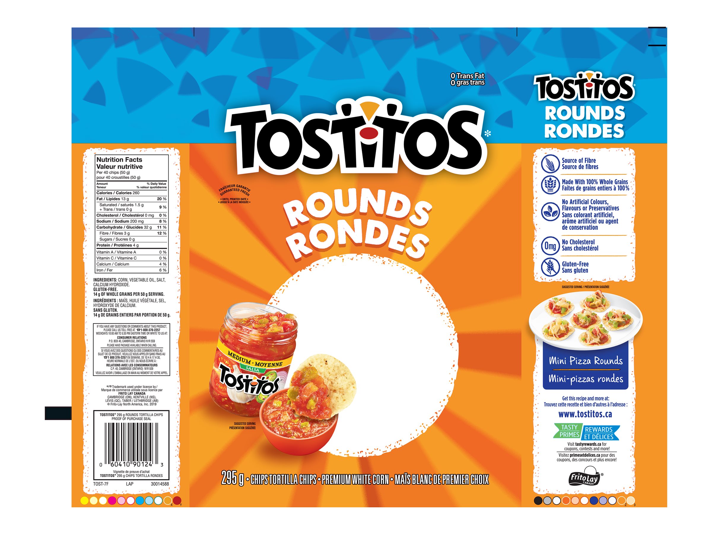 TOSTITOS BITE SIZE ROUNDS 295G