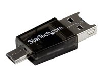 StarTech.com Lector de Tarjetas Adaptador Micro SD a Micro USB OTG para Dispositivos Android - Lector de tarjetas (miniSD, microSD) - USB 2.0