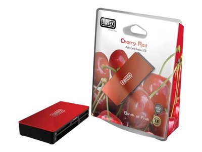 Sweex Multi Card Reader USB Cherry Red