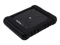 StarTech.com Caja USB 3.0 robusta con UASP para disco duro o SSD SATA de 2,5 pulgadas - Carcasa sin herramientas IP54 tipo militar - Caja de almacenamiento