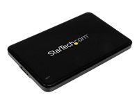 StarTech.com 2.5in USB 3.0 SATA Hard Drive Enclosure w/ UASP for Slim 7mm SATA III SSD / HDD - 7mm 2.5" Drive Enclosure - SATA 6 Gbps (S2510BPU337)