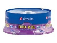 Verbatim 30Pk Dvdr Dl 8.5Gb 8X Branded Spindle