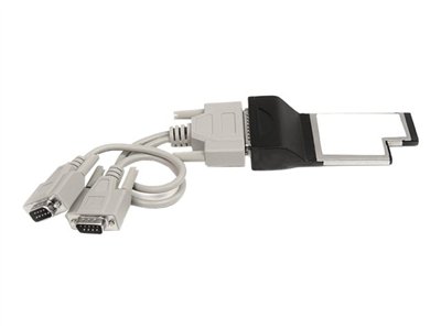 StarTech.com 2 Port 54mm ExpressCard RS232 Serial Adapter Card with 16550 UART
