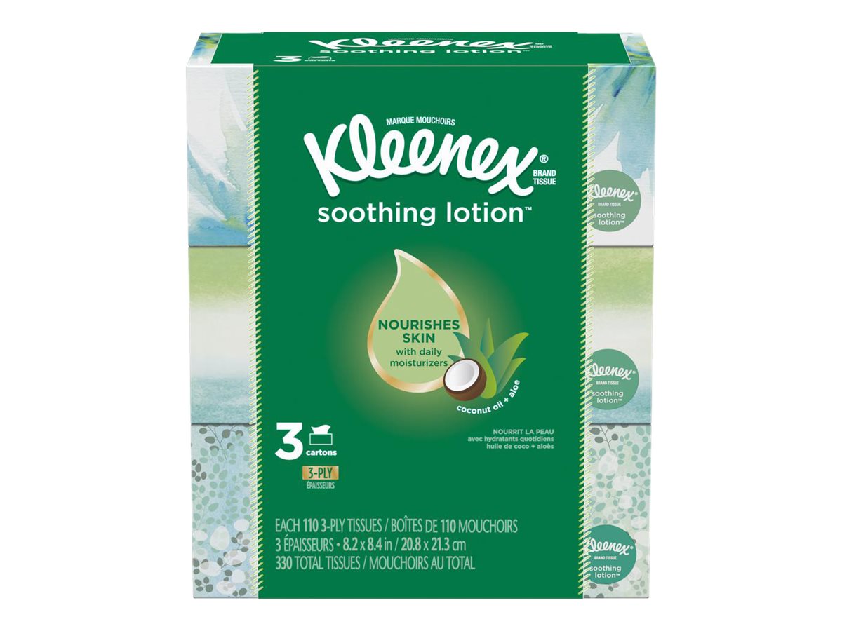 Kleenex Soothing Lotion 3 x 110's