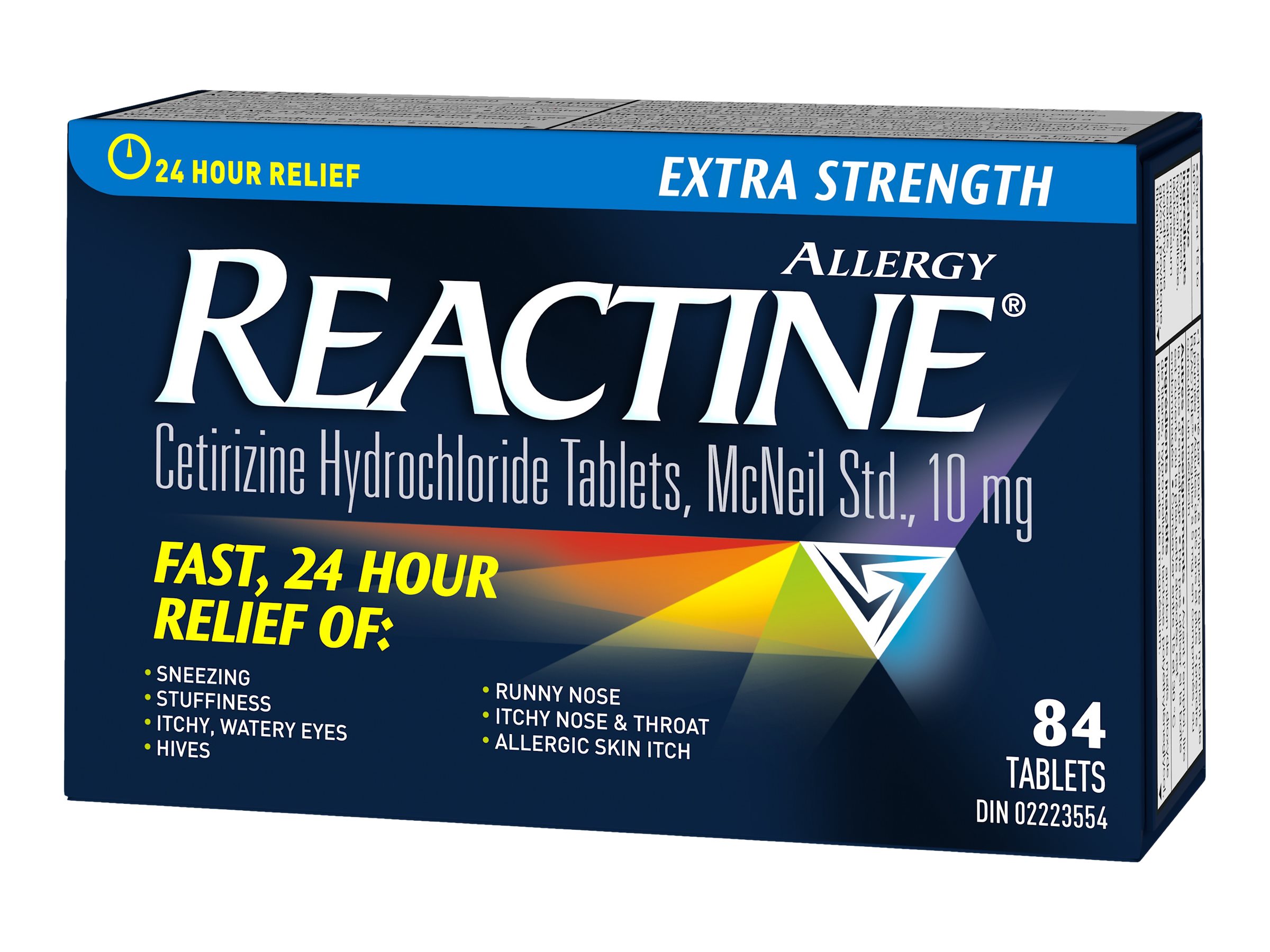 REACTINE ALLERGY EXSTR 10MG 84'S