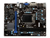 MSI H61M-P31 G3 - motherboard - FlexATX - LGA1155 Socket - H61 - Gigabit LAN - onboard graphics (CPU required) - HD Audio (8-channel) - G3 - motherboard - FlexATX - LGA1155 Socket - H61 - Gigabit LAN - onboard graphics (CPU required) - HD Audio (8-channel)