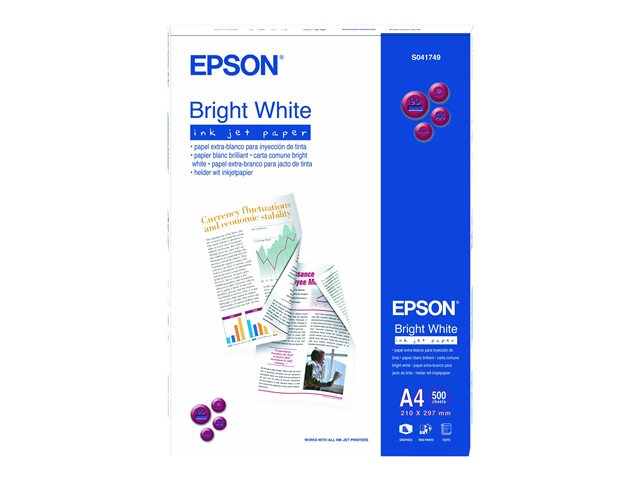 EPSON Papier helle weiss inkjet 90g/m2 A4 500 Blatt 1er-Pack