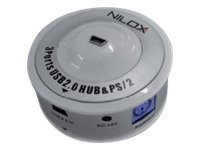 Nilox HUB CASCADING 1USB+1MINIUSB+2PS2