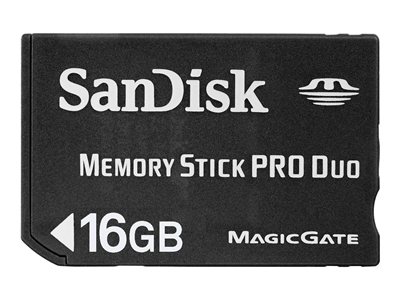 SanDisk - tarjeta de memoria flash - 16 GB - MS PRO DUO