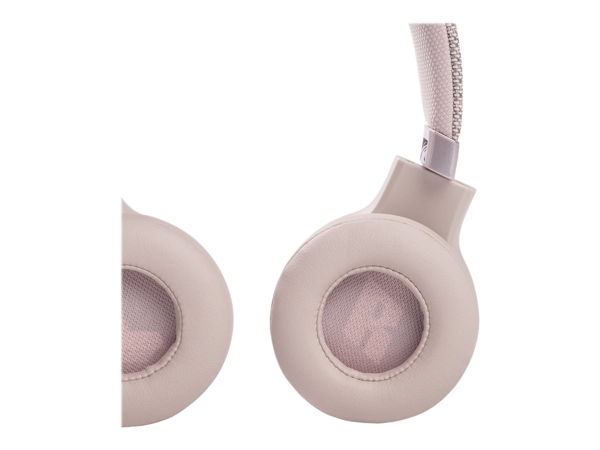 JBL Live 460NC Wireless OverEar Noise Cancelling Headphones Pink