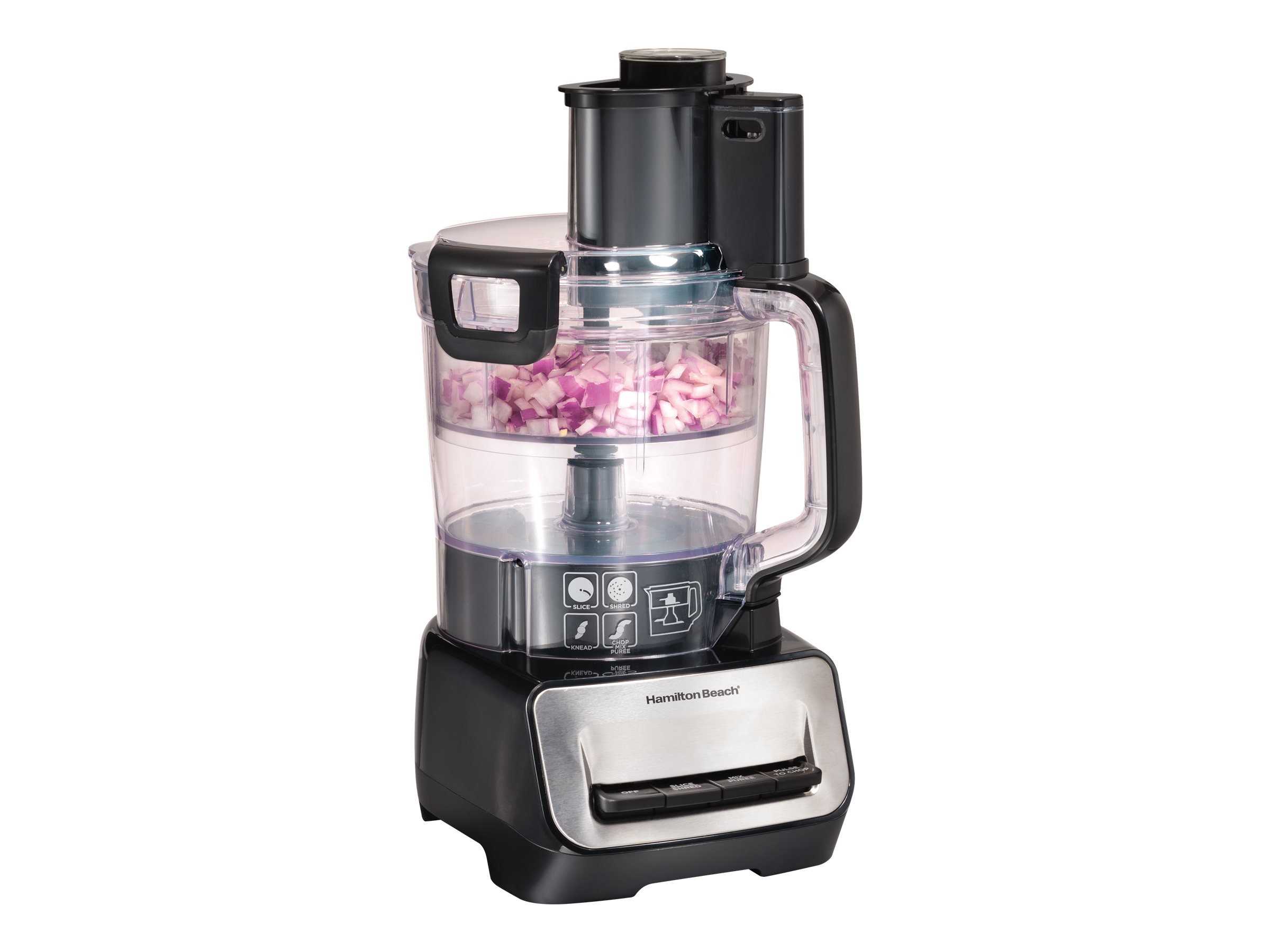 Hamilton Beach Stack and Snap Duo Food Processor Black 70585