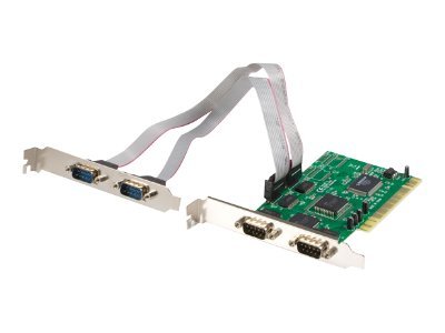 StarTech.com 4 port PCI RS232 Serial Adapter Card with 16550 UART