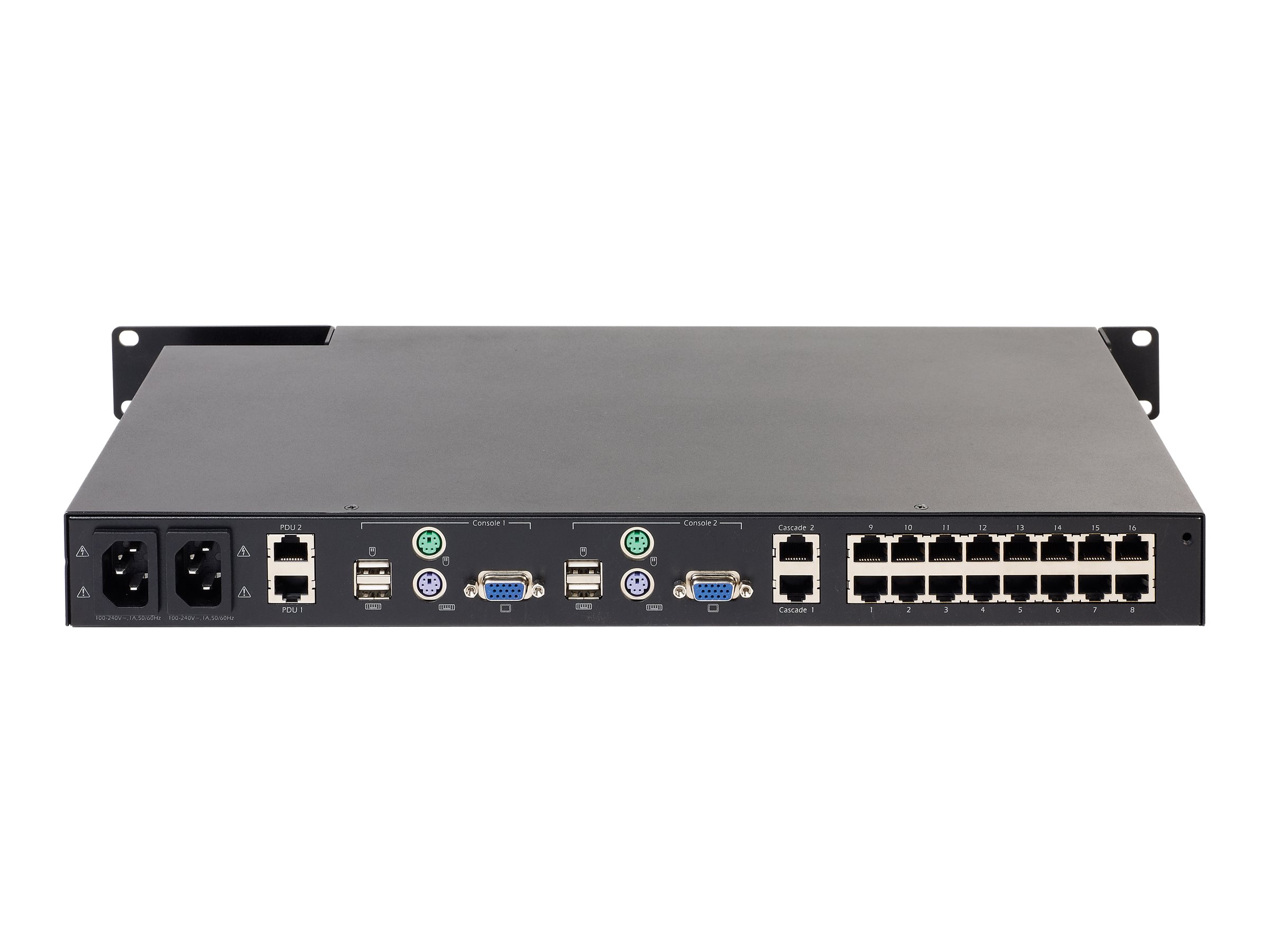 APC KVM0216A KVM 2G, Enterprise Analog, 2 Local Users, 16 ports wit...