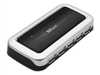 Trust 10 Port USB 2.0 Desktop Hub - Concentrateur (hub) - 10 x Hi-Speed USB - Ordinateur de bureau