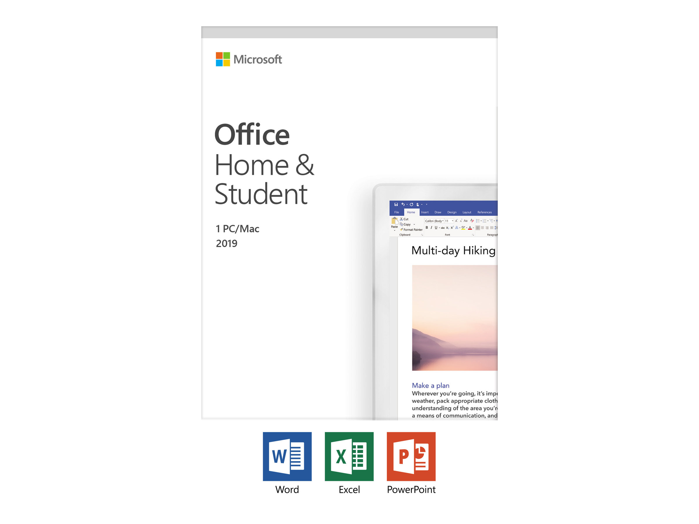 ms office home and student 2019 mac