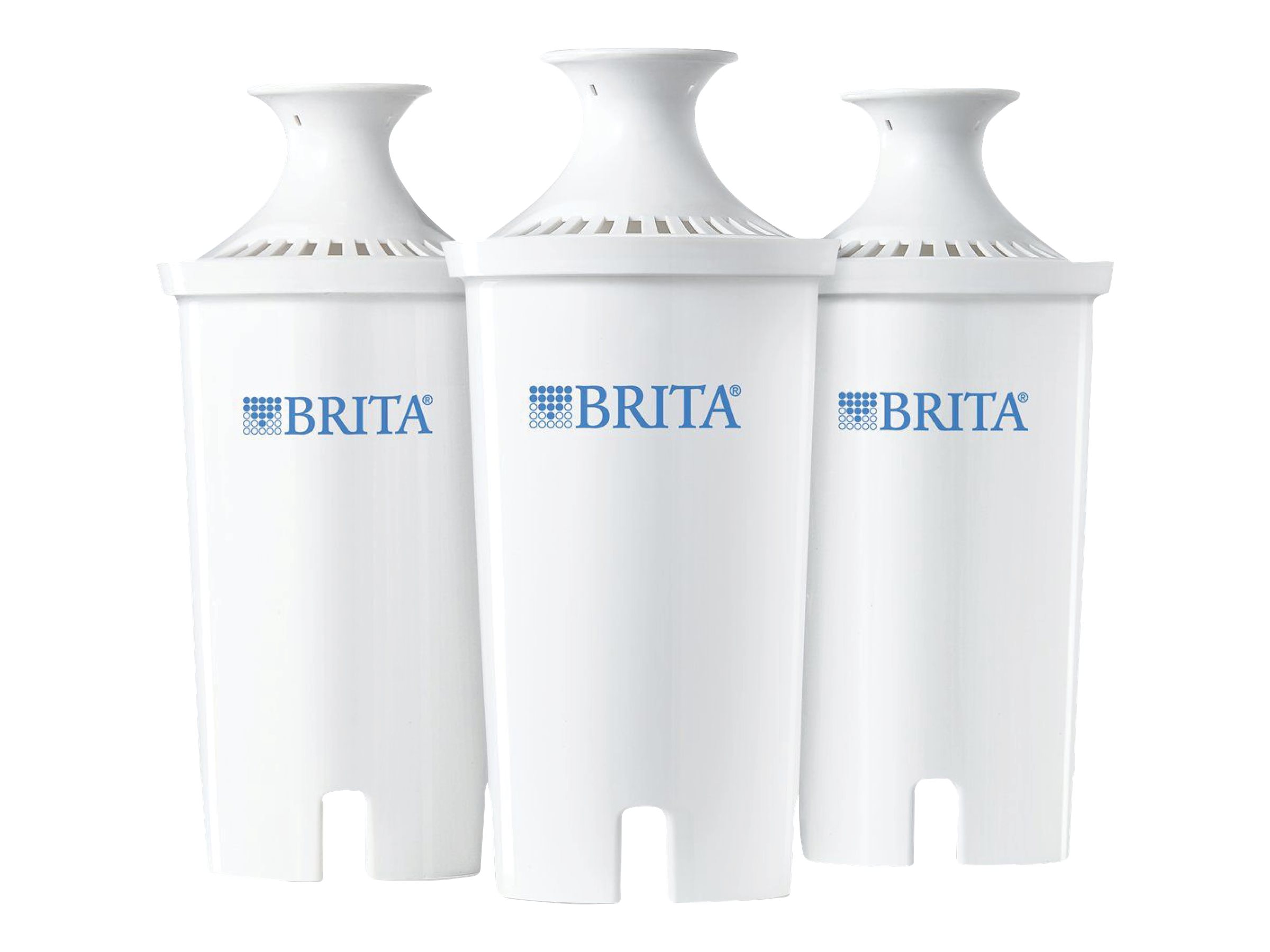 Brita Water Filter Pitcher Replacement Filters with Chlorine, Copper