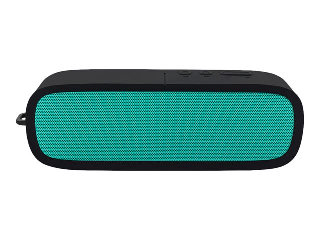 FANTEC Novi F20 Bluetooth Lautsprecher kabellos bis zu 10m Reichweite Freisprechfunktion Akku 15Std. Silikonhuelle Farbe: tuerkis