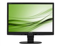 Philips Brilliance B-line 225B2CB - &Eacute;cran LCD - 22" - 1680 x 1050 - 250 cd/m2 - 500000:1 (dynamique) - 5 ms - DVI-D, VGA - haut-parleurs - noir - Philips Brilliance B-line 225B2CB