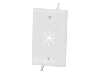 DataComm Cable Plate with Flexible Opening
