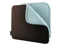 Belkin Neoprene Sleeve for Netbooks - Housse d'ordinateur portable - 12.1" - chocolat, tourmaline - Belkin Neoprene Sleeve for Netbooks