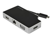 StarTech.com Adaptador USB-C Multipuertos HDMI y VGA - PD 95W - Mac Win Chrome