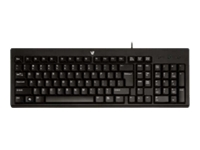 V7 Standard Keyboard - USB - English - black - Keyboard - USB - English - black