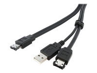 StarTech.com eSATA and USB A to Power eSATA Cable