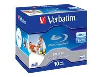 Verbatim BD-R DL x 10 - 50 GB - soportes de almacenamiento