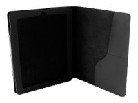 MCL Samar - Étui pour tablette Web - polyuréthane - noir - Apple iPad