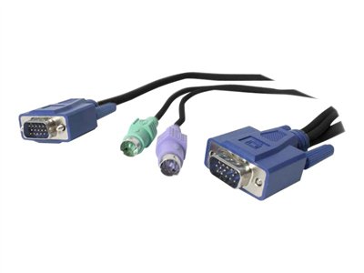 StarTech.com 3-in-1 Ultra Thin PS/2 KVM Cable