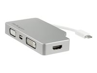 StarTech.com Travel A/V Adapter USB-C to VGA DVI HDMI Mini D