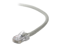 Belkin Patch cable - RJ-45 (M) - RJ-45 (M) - 3 ft - UTP - CAT 5e - stranded - gray - B2B - for Omniview SMB 1x16, SMB 1x8; OmniView IP 5000HQ; OmniView SMB CAT5 KVM Switch - Patch cable - RJ-45 (M) - RJ-45 (M) - 3 ft - UTP - CAT 5e - stranded - gray - B2B - for Omniview SMB 1x16, SMB 1x8; OmniView IP 5000HQ; OmniView SMB CAT5 KVM Switch