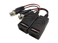 Video Balun HD terminal cable BNC + Input Power (El Par)