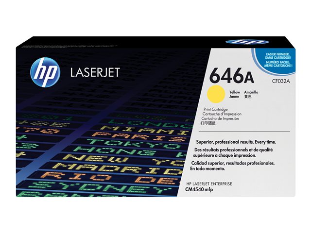 Hewlett Packard - Hp Hp Toner Genuine 12.5K Ylw Cm