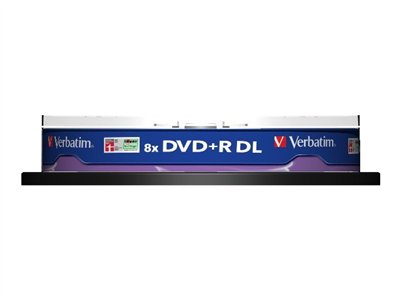 Verbatim DVD+R DL x 10 - 8.5 GB - soportes de almacenamiento