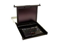IBM 1U 17-inch Flat-Panel Monitor Console Kit - Console KVM - montage en rack - TFT - 17" - 1280 x 1024 / 75 Hz - 250 cd/m2 - 400:1 - 0.297 mm - VGA - 1U - Express Seller - IBM 1U 17-inch Flat-Panel Monitor Console Kit
